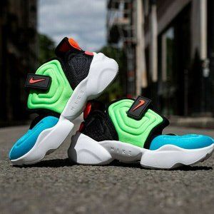 New NIKE Aqua Rift Casual Shoes CW7164-400 Blue Green White Women's